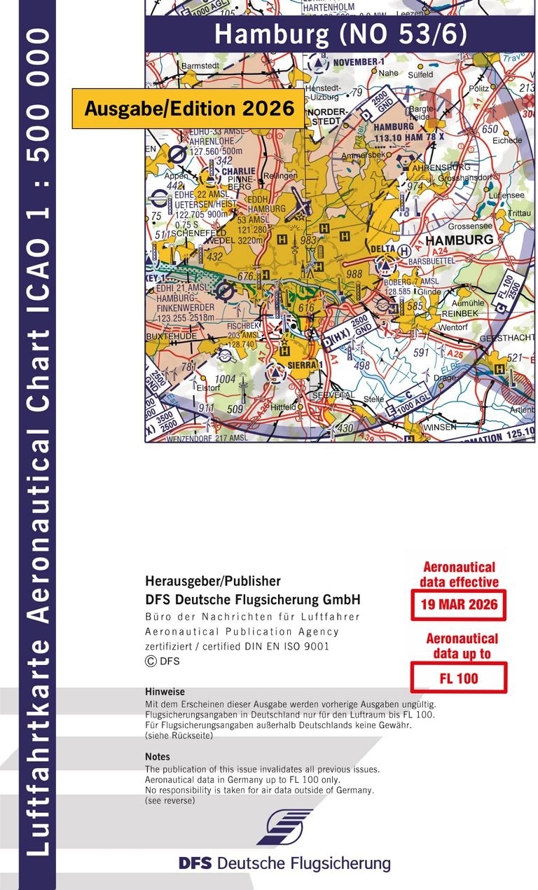 ICAO Karte Hamburg 2026