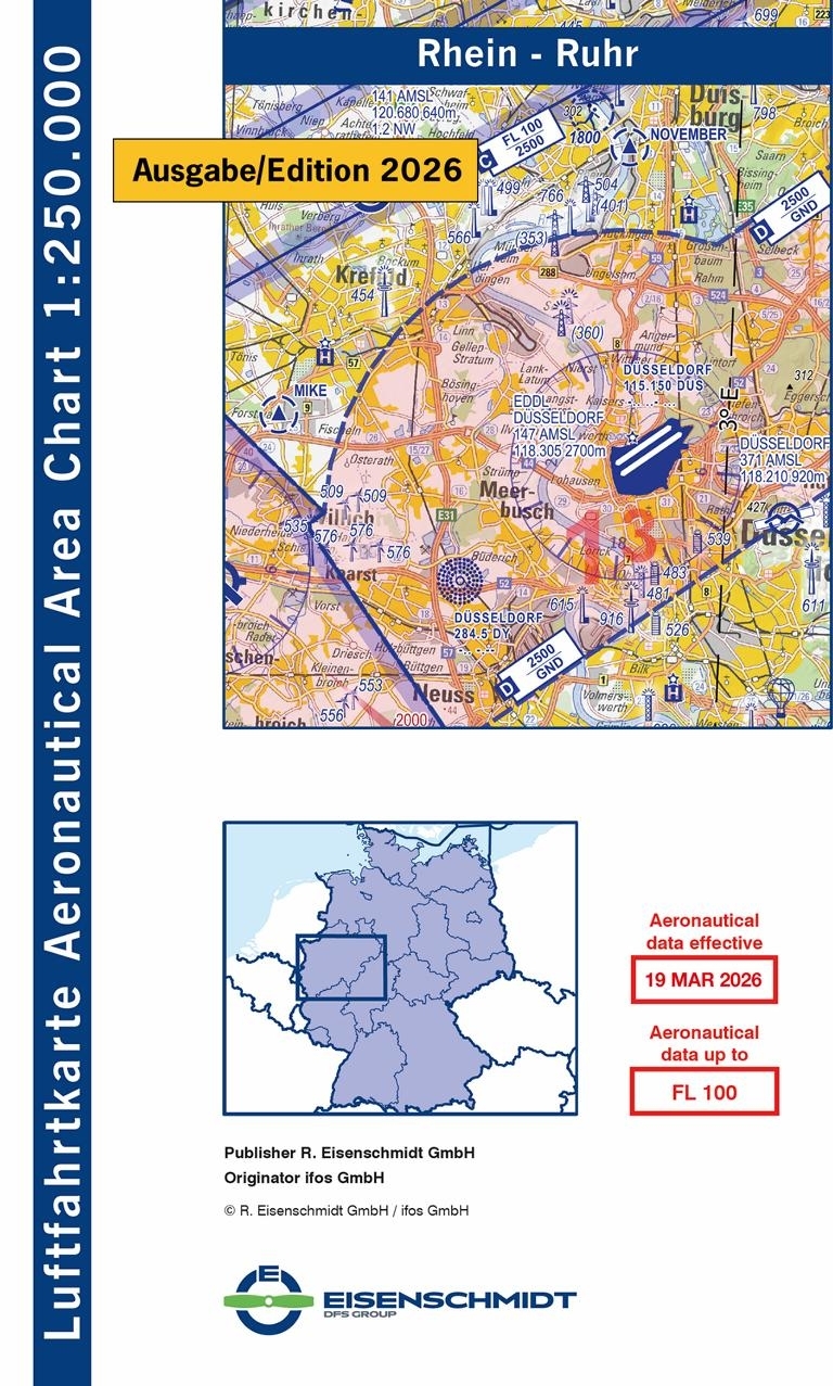 ICAO Karte Rhein-Ruhr 2025