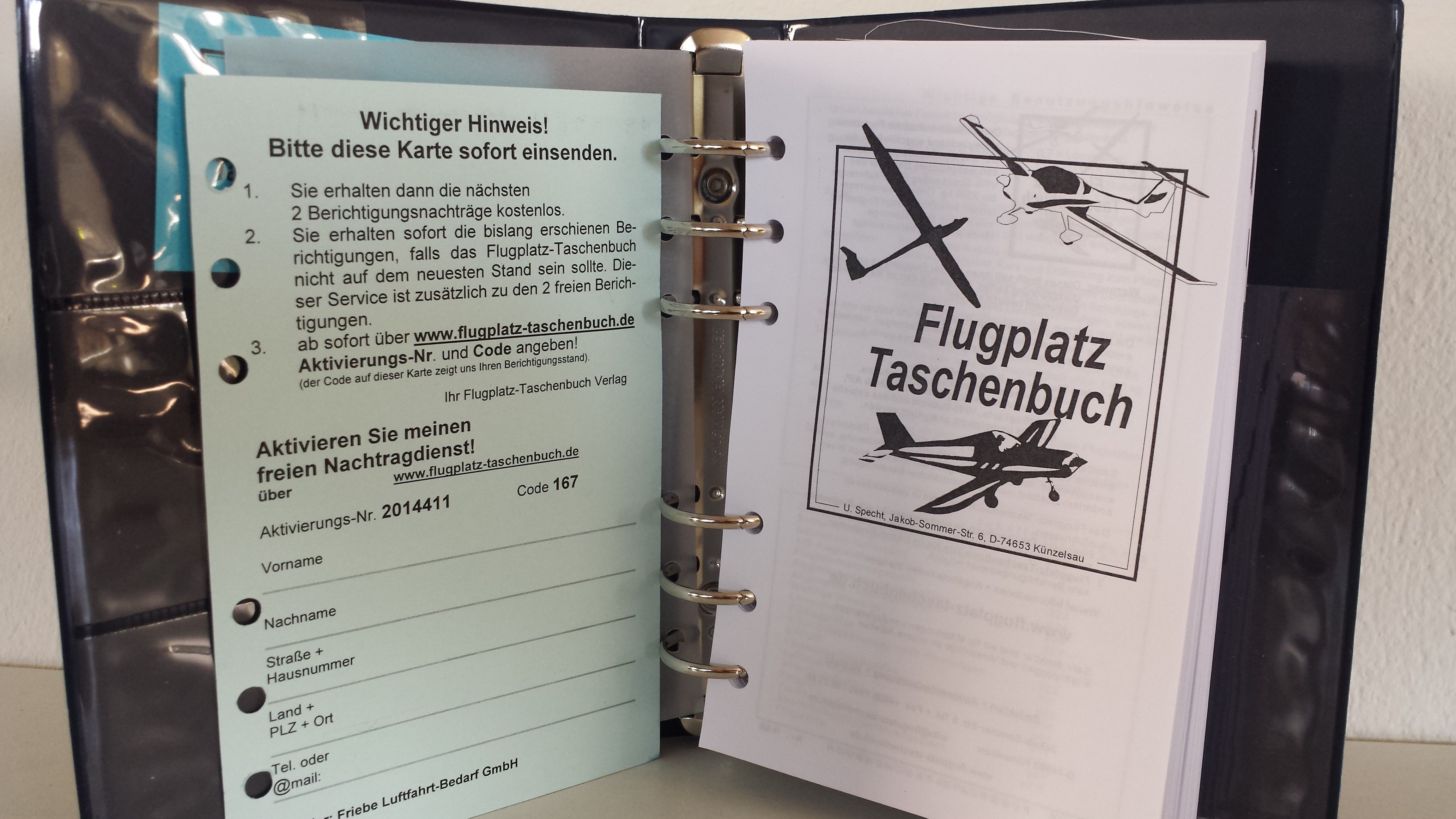 Flugplatz Taschenbuch
